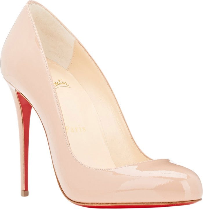 Blush Patent Christian Louboutin Dorissima Pumps