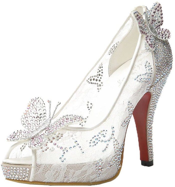 Cinderella Wedding High Heel Shoes