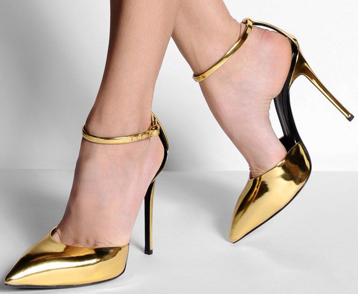 Giuseppe Zanotti Close Toe Metallic Pumps