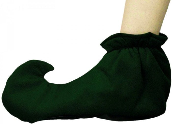 Dark Green Adult Elf Shoes