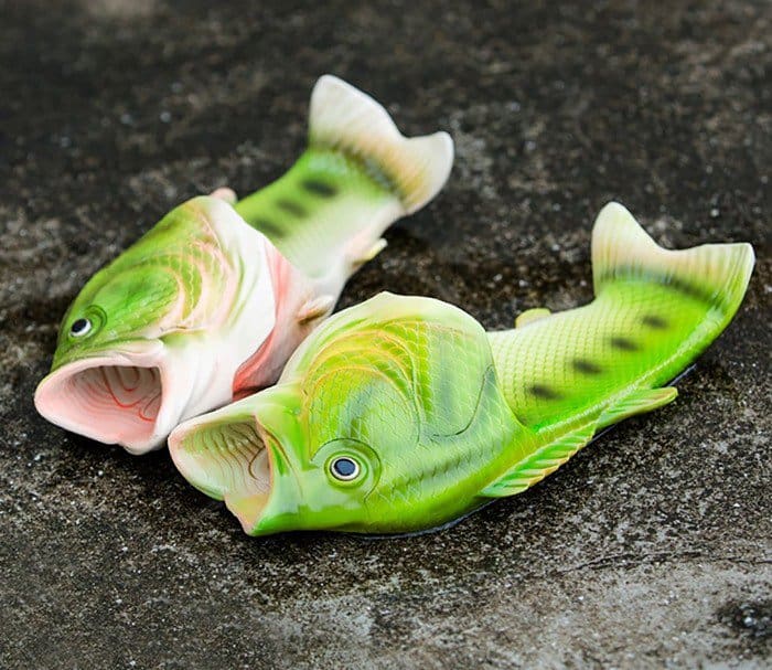 Fish-shaped slippers