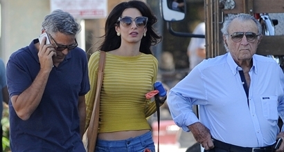 Amal clooney topless