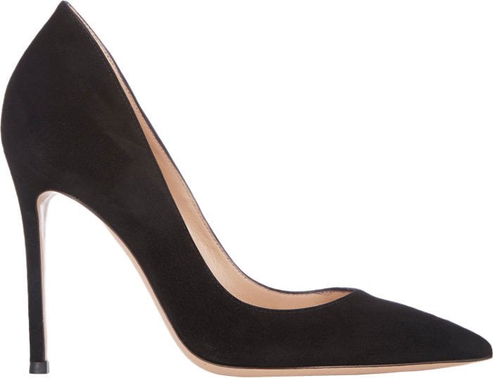 Gianvito Rossi Black Suede Pumps