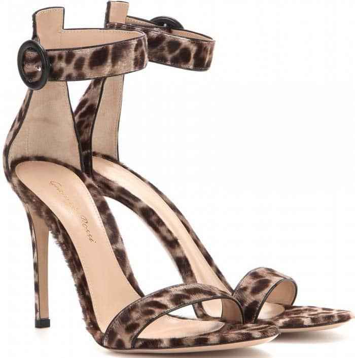 Gianvito Rossi Portofino Leopard