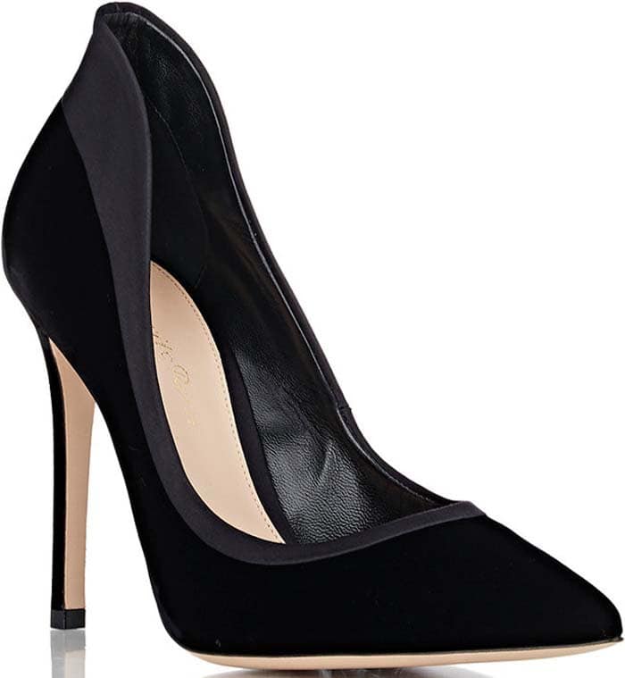 Gianvito Rossi Velvet Tuxedo Pumps