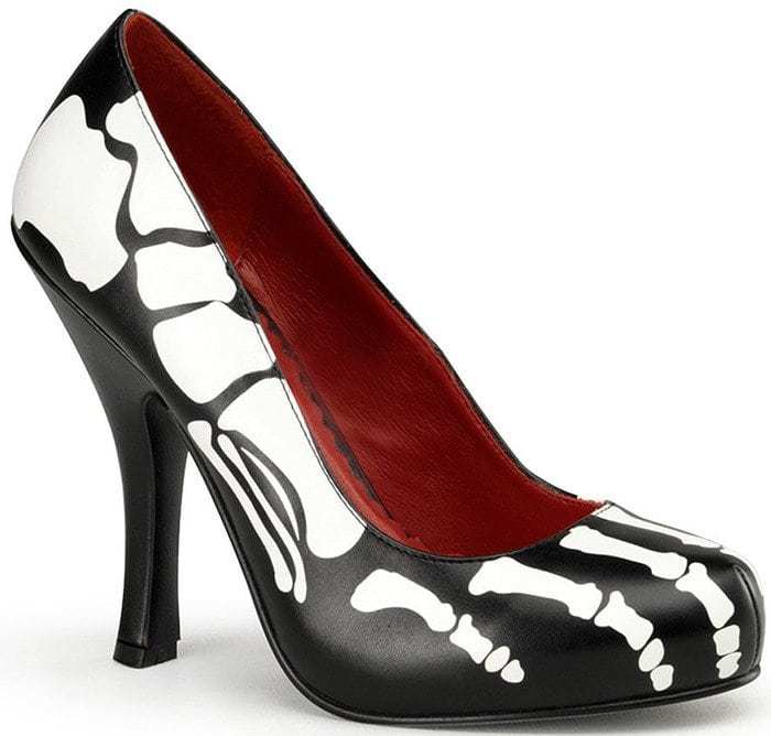 Inch High Heel Shoes Skeleton Costume Shoes