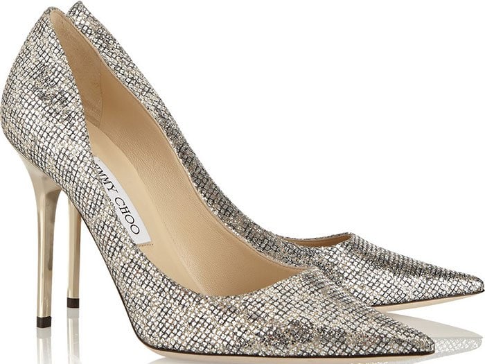 Jimmy Choo Abel Glitter Pumps