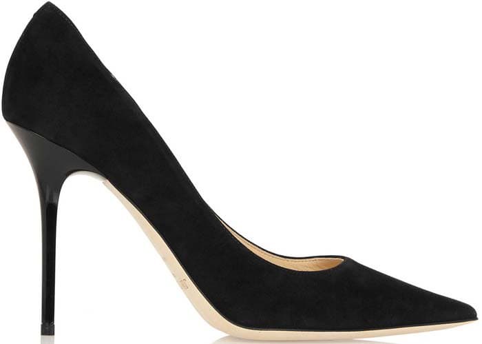 Jimmy Choo "Abel" Pumps in Black Suede