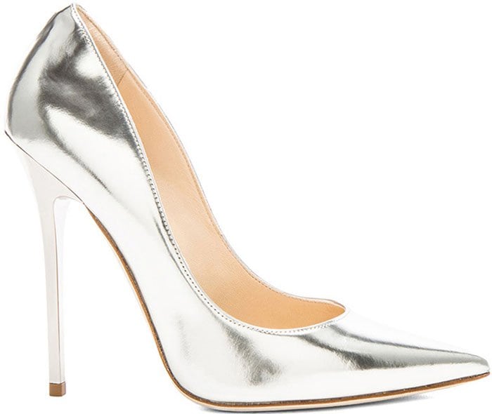 Jimmy Choo 'Anouk' Pumps in Silver