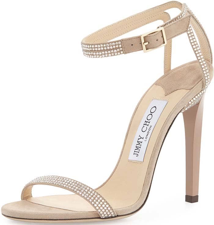 Jimmy Choo "Daisy" Crystal Embellished Sandal