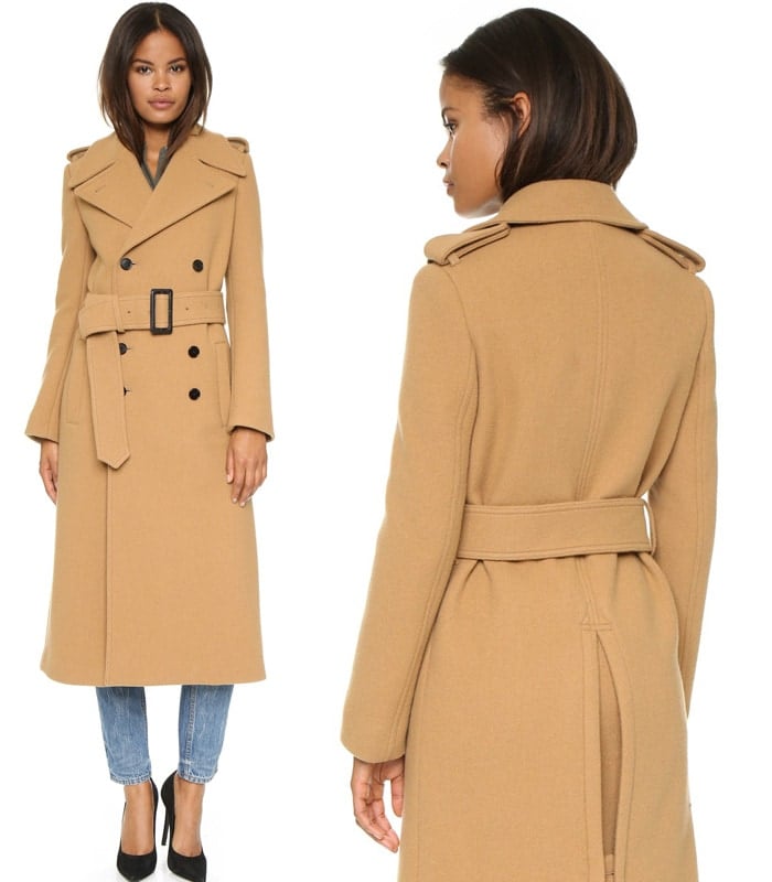 Joseph Townie Extra Long Trench Coat