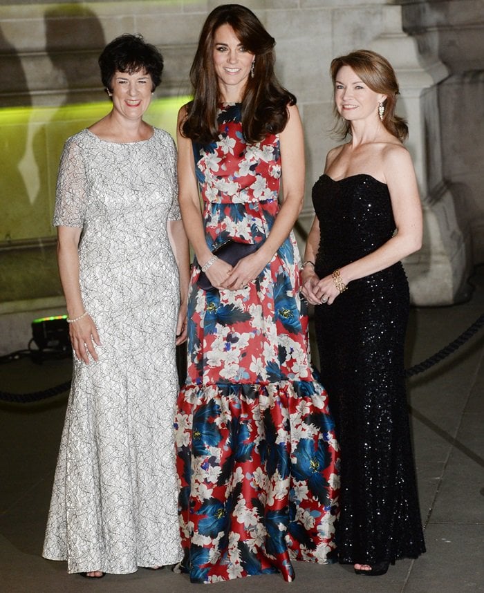 The Duchess of Cambridge attends the ‘100 Women in Hedge Funds London Gala’ at the Victoria and Albert Museum in London on October 27, 2015