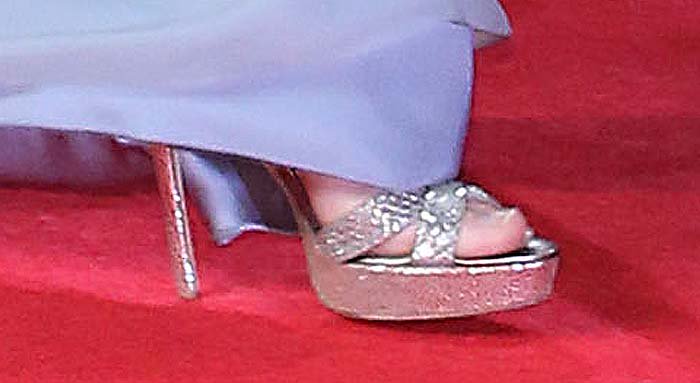 Kate Middleton's feet in Jimmy Choo heels