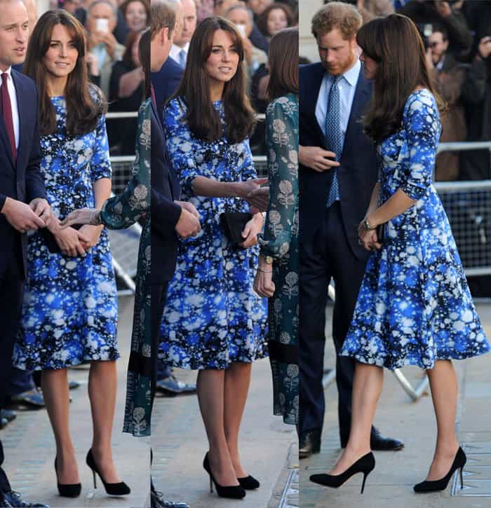 Kate Middleton looked super stylish in a space-themed Tabitha Webb dress