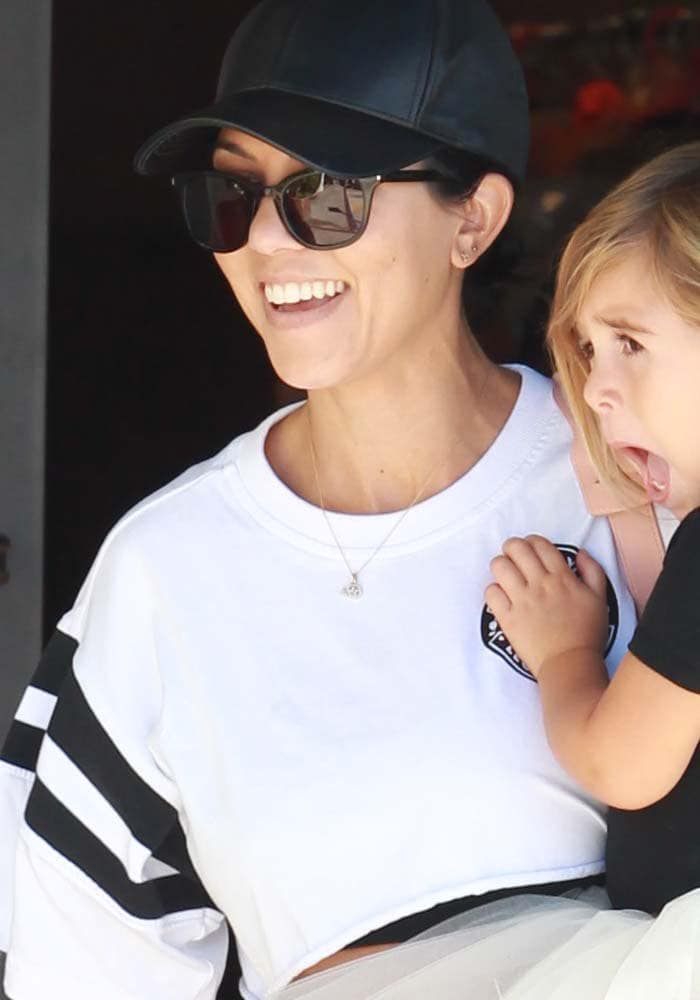 Kourtney Kardashian brings Penelope Disick to ballet class in Los Angeles