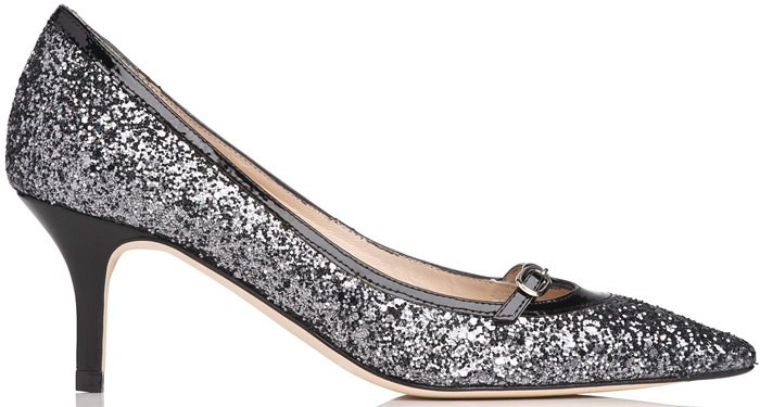 L.K. Bennett "Heidi" Glitter Court Pumps