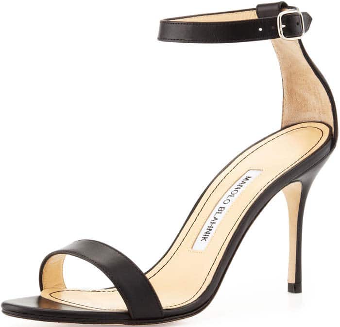 Manolo Blahnik "Chaos" Leather Sandals