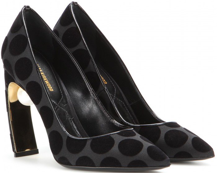 Nicholas Kirkwood Black Maeva Pearl Pumps