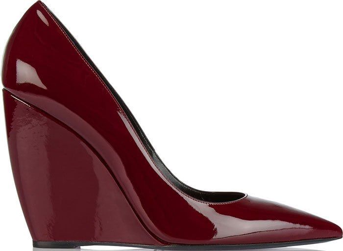 Nicholas Kirkwood Lizy Pumps Burgundy Patent