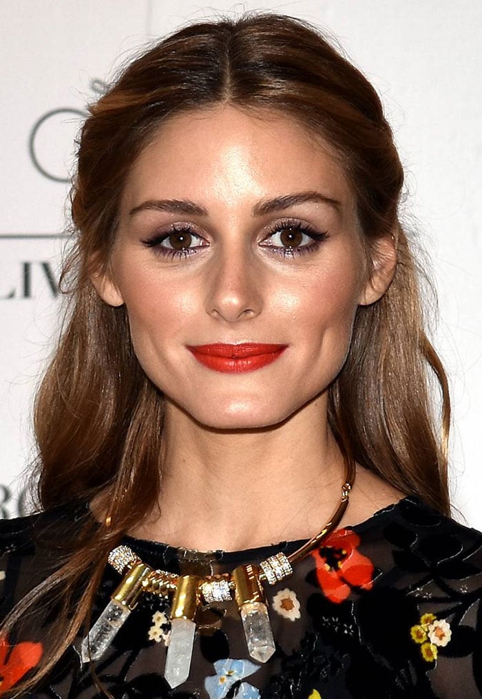 Olivia Palermo in Christian Louboutin “Toerless Muse” Pumps