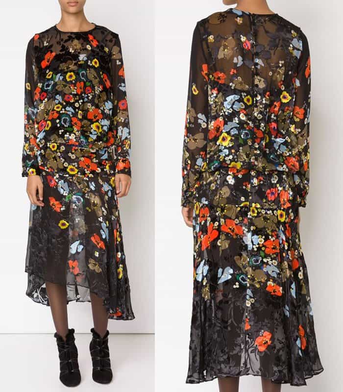 Preen by Thornton Bregazzi Poppy Flowers Print Dress