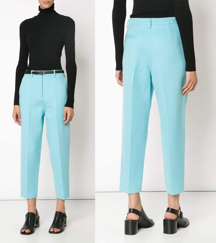 Rochas Slim Fit Cropped Trousers