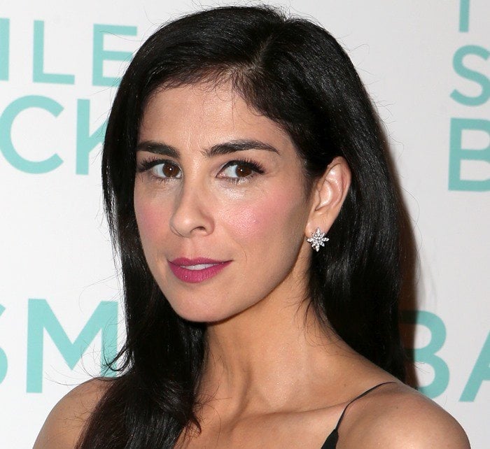 Sarah Silverman attends the premiere of "I Smile Back"