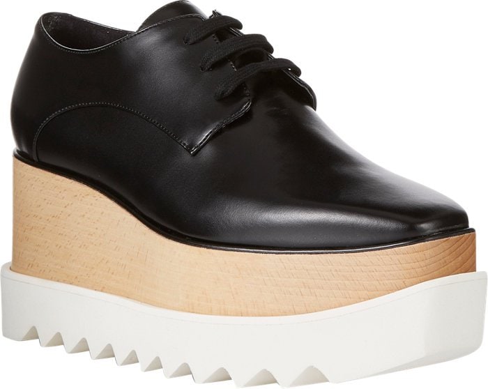 Black Stella McCartney Britt Platform Oxfords