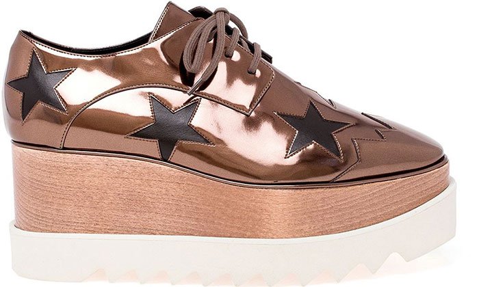 Stella McCartney Elyse Star Platform Shoes