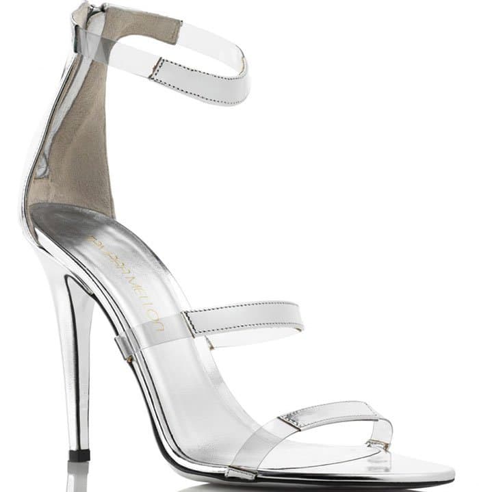 Tamara Mellon Frontline Sandals Silver