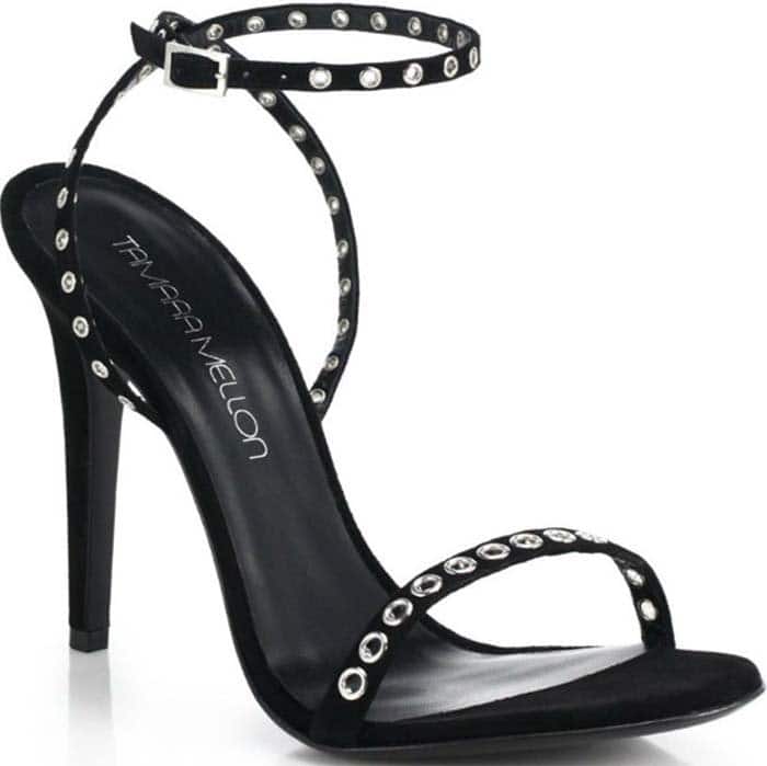 Tamara Mellon Lipstick Grommet Sandals