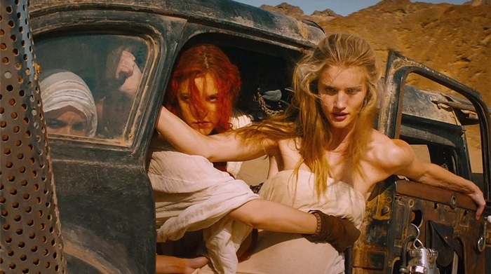 Rosie Huntington-Whiteley stars as The Splendid Angharad in the Australian post-apocalyptic action film Mad Max: Fury Road