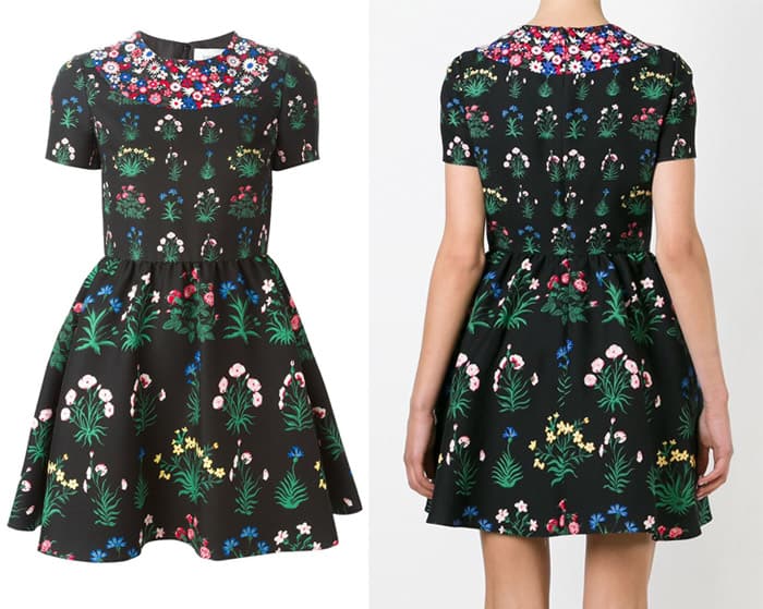 Valentino Primavera Print Mini Dress