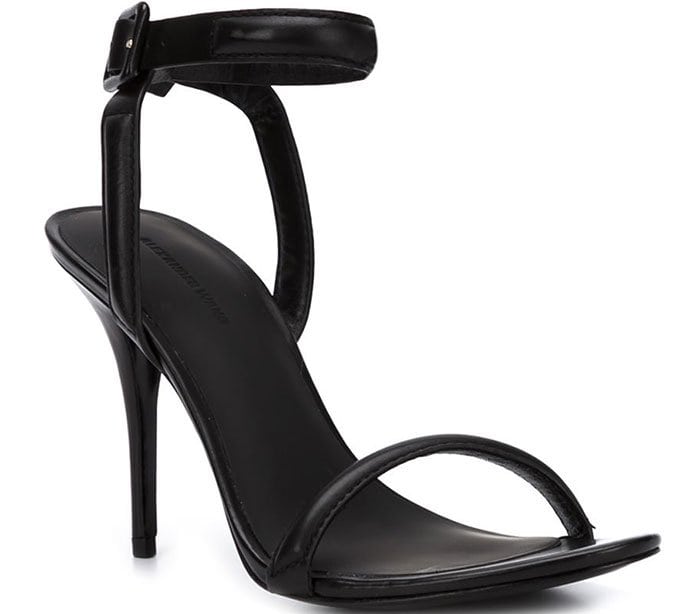 Alexander Wang Antonia Ankle-Strap Sandals Black