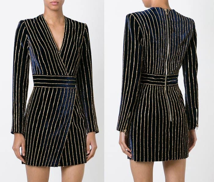 Balmain Velvet Dress