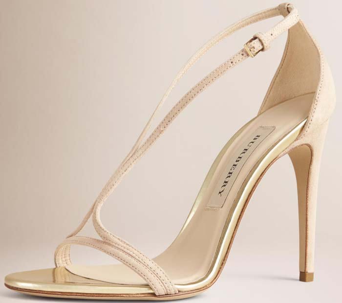 Burberry Slim Strap Sandals