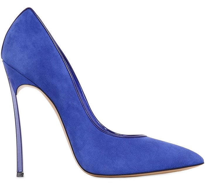 Casadei blade pumps blue