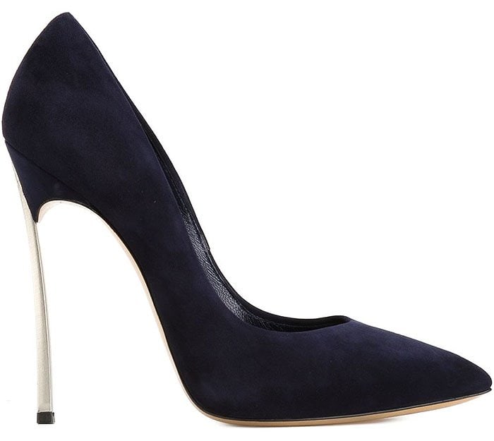 Casadei blade pumps navy