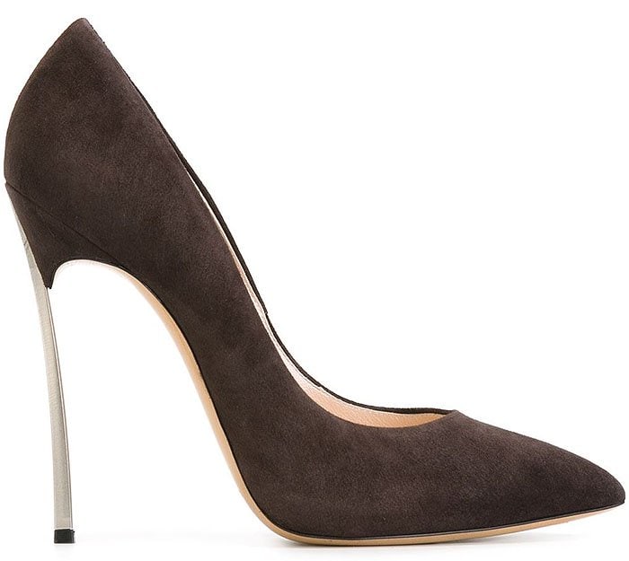 Casadei blade pumps taupe