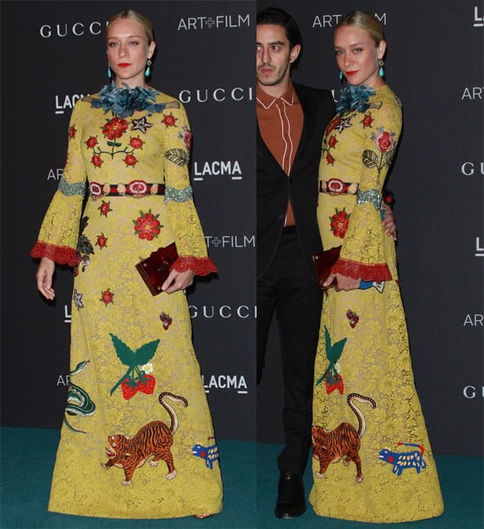 Chloë Sevigny at the LACMA 2015 Art + Film Gala honoring James Turrell and Alejandro G Inarritu, presented by Gucci in California on November 9, 2015