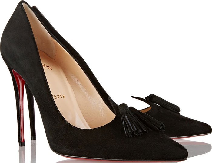 Christian Louboutin Gwalior Black Suede Pumps