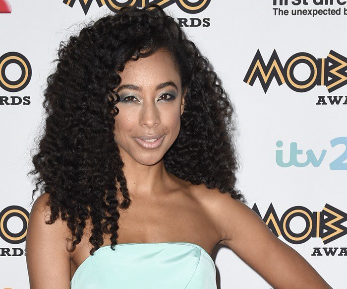Corinne Bailey Rae at the 2015 MOBO Awards held at First Direct Arena in Leeds on November 4, 2015