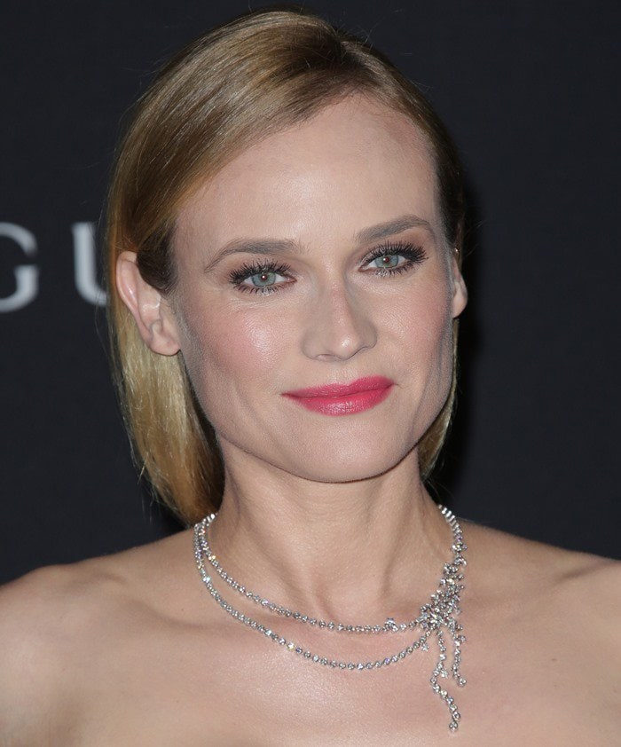 Diane Kruger's Chanel Fine Jewelry "Ciel Etoilé" necklace