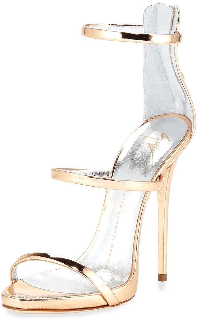 Giuseppe Zanotti Metallic leather sandals