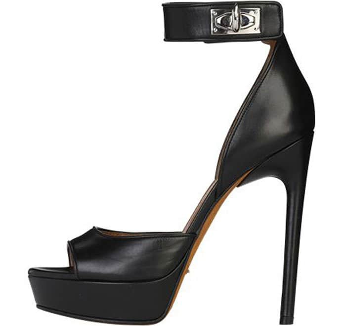 Givenchy Plara Ankle-Strap Platform Sandals