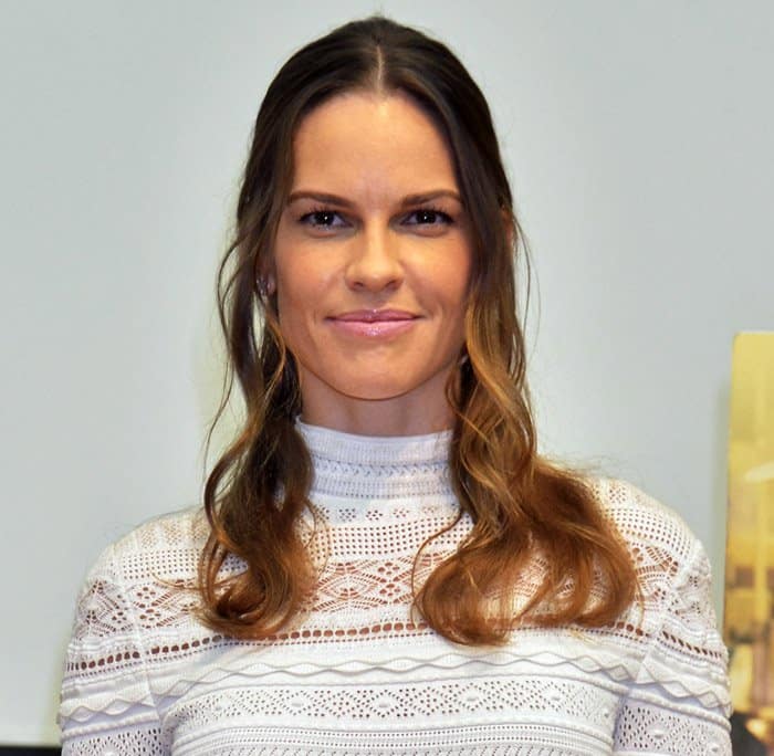 Hilary Swank during the 'You're Not You' press conference at the 28th Tokyo International Film Festival
