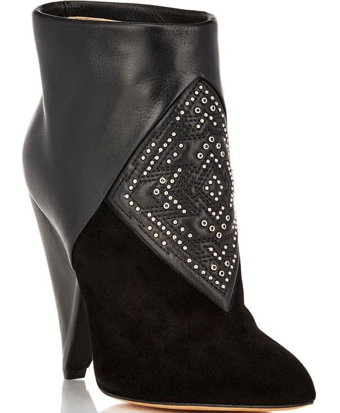 Black Iro Studded Karlie Boots