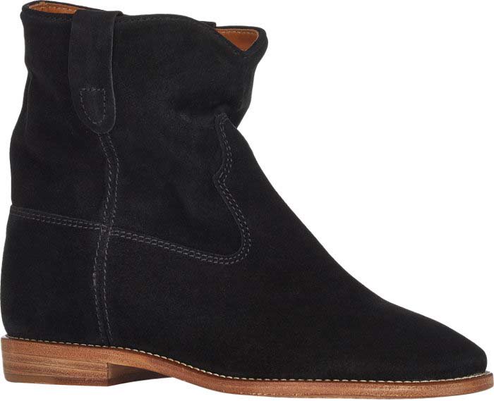 Black Isabel Marant Crisi Suede Boots