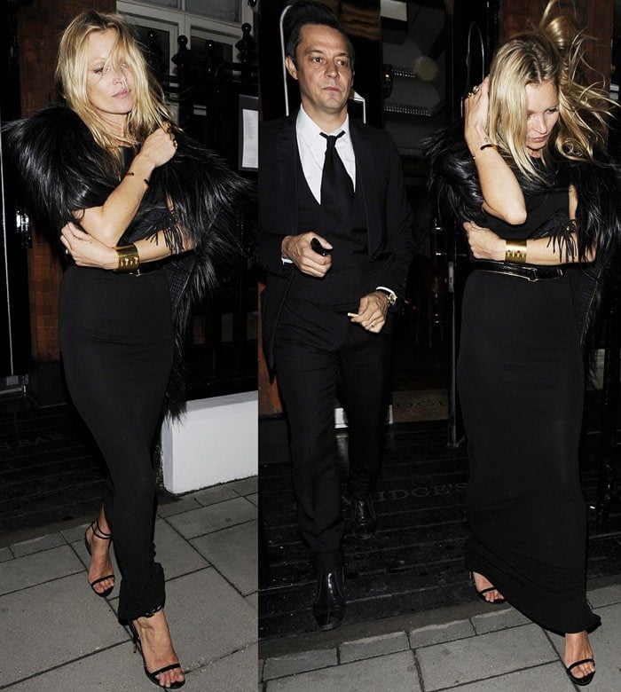 Kate Moss and Jamie Hince leaving Claridges in London on May 15, 2012