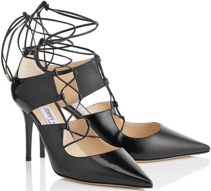 Jimmy Choo Hoops Lace-Up Pumps